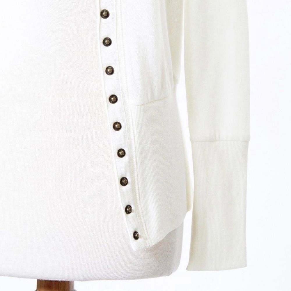 Ivory Button Cardigan - Picture 3 of 7